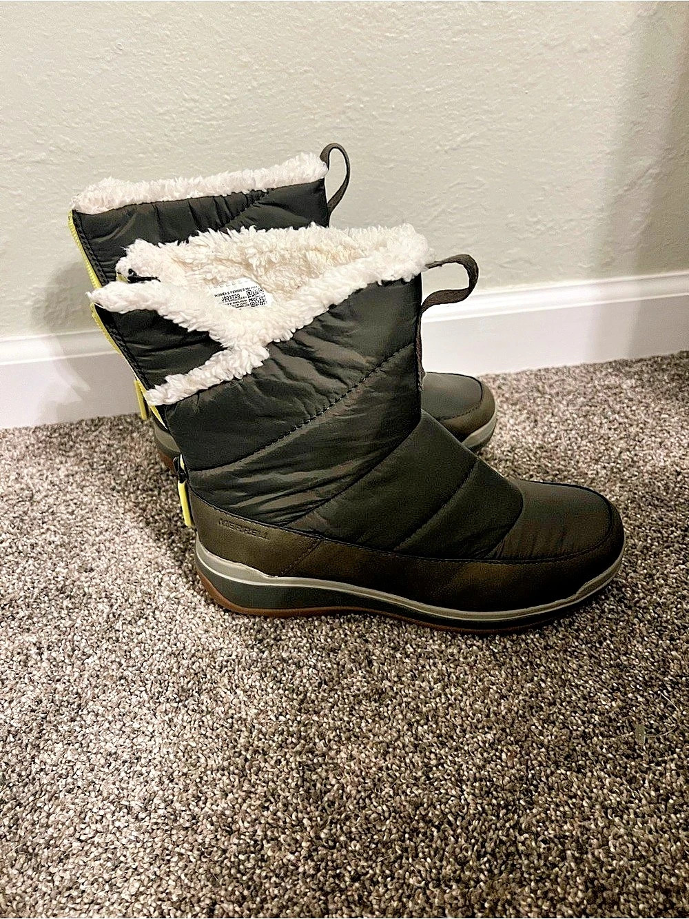 Merrell Snowcreek Sport Mid Zip PL WP Waterproof Mid Zip Boots US 7 Like New